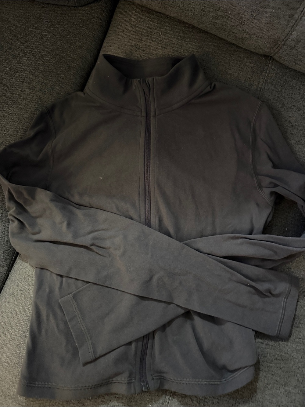 TNA Black Zip-Up Performance Jacket